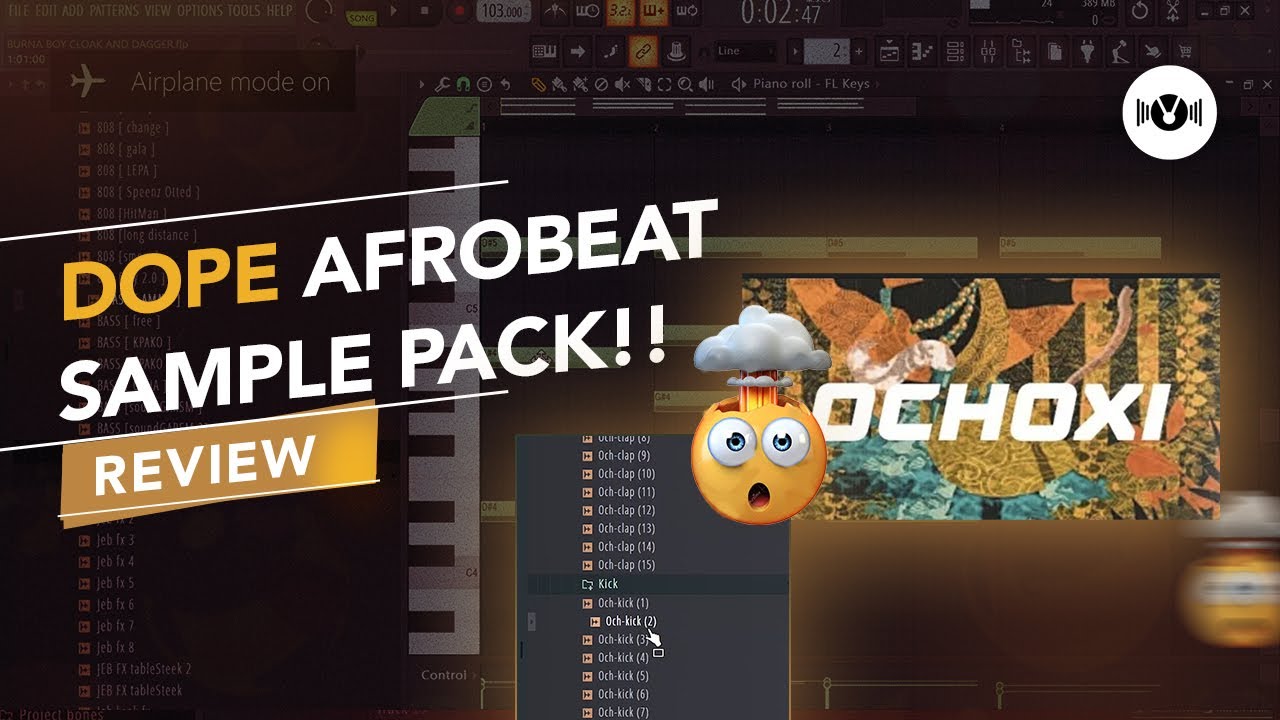 OCHOXI | Dope TOP Afro Beat Sample Pack by Negusfirst | REVIEW | 100% ROYALTY FREE #afrokit