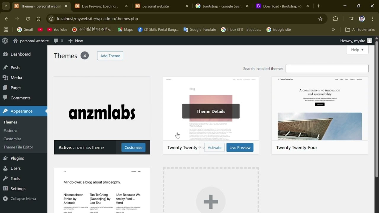 Class 6 WordPress Theme Development  Linking with CSS and JS