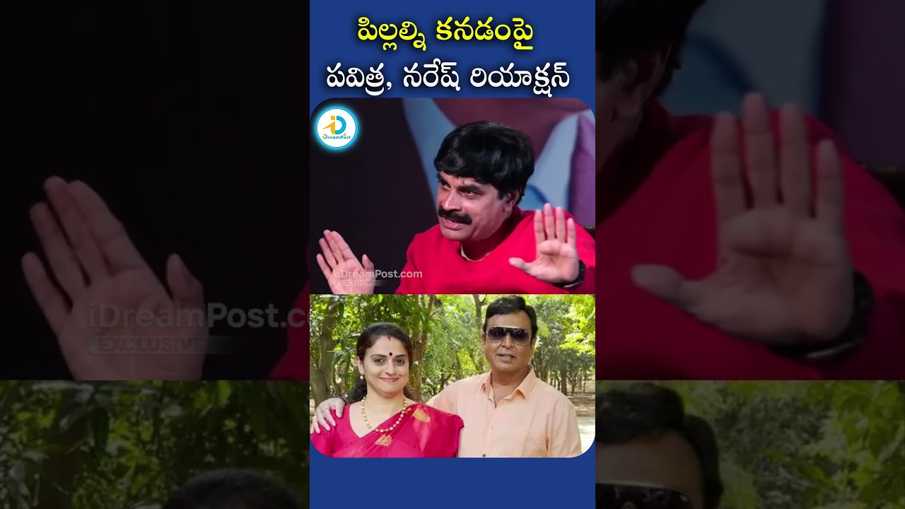 పిల్లల్ని కనడంపై పవిత్ర, నరేష్ రియాక్షన్ #pavitralokesh  #naresh #shorts #marriage #idreampost