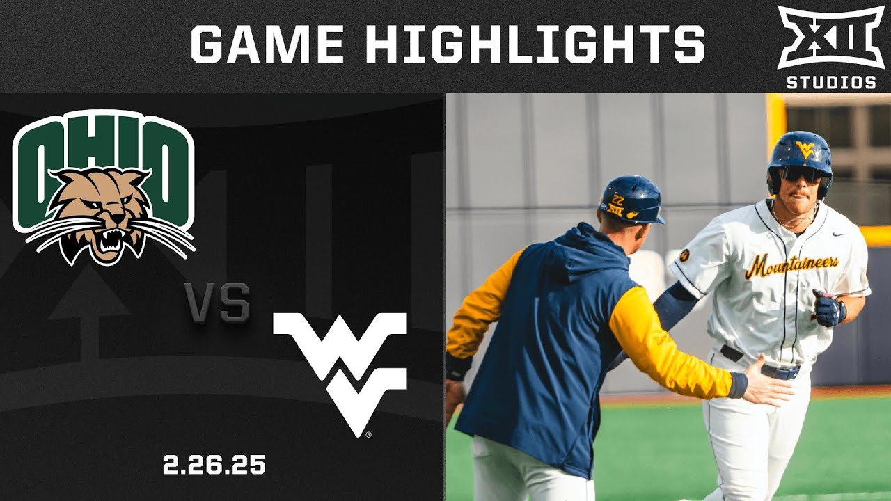Ohio vs. West Virginia (2.26.25) Highlights | 2025 Big 12 Baseball