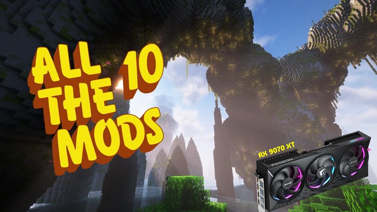 RX 9070 XT Minecraft ALL MODS 10 + Shaders
