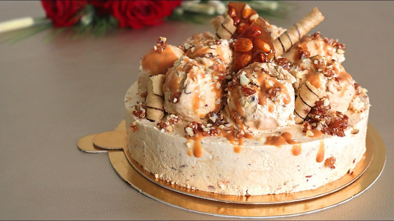 glace كلاص ديال الضيافة معلك باللوز و الكراميل بحال اللي كيبيعو المحلات الكبرى