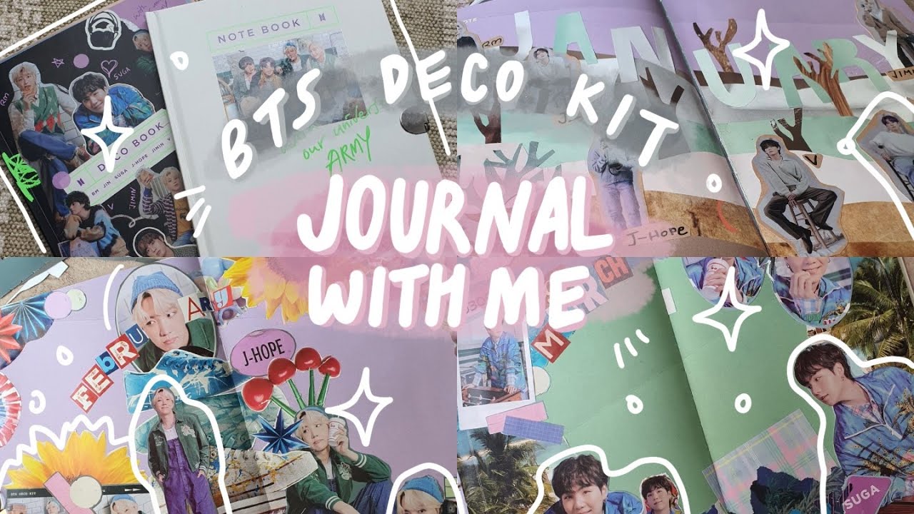 BTS DECO KIT - JOURNAL WITH ME (방탄소년단 데코키트 다꾸)