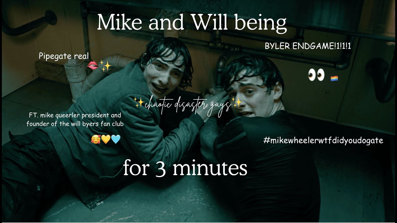 Mike and Will being chaotic disaster gays for 2 minutes 40 secs 