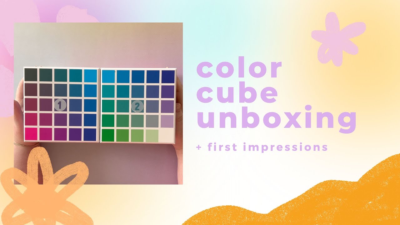 Colour Cube Unboxing + First Impressions - Adult Coloring
