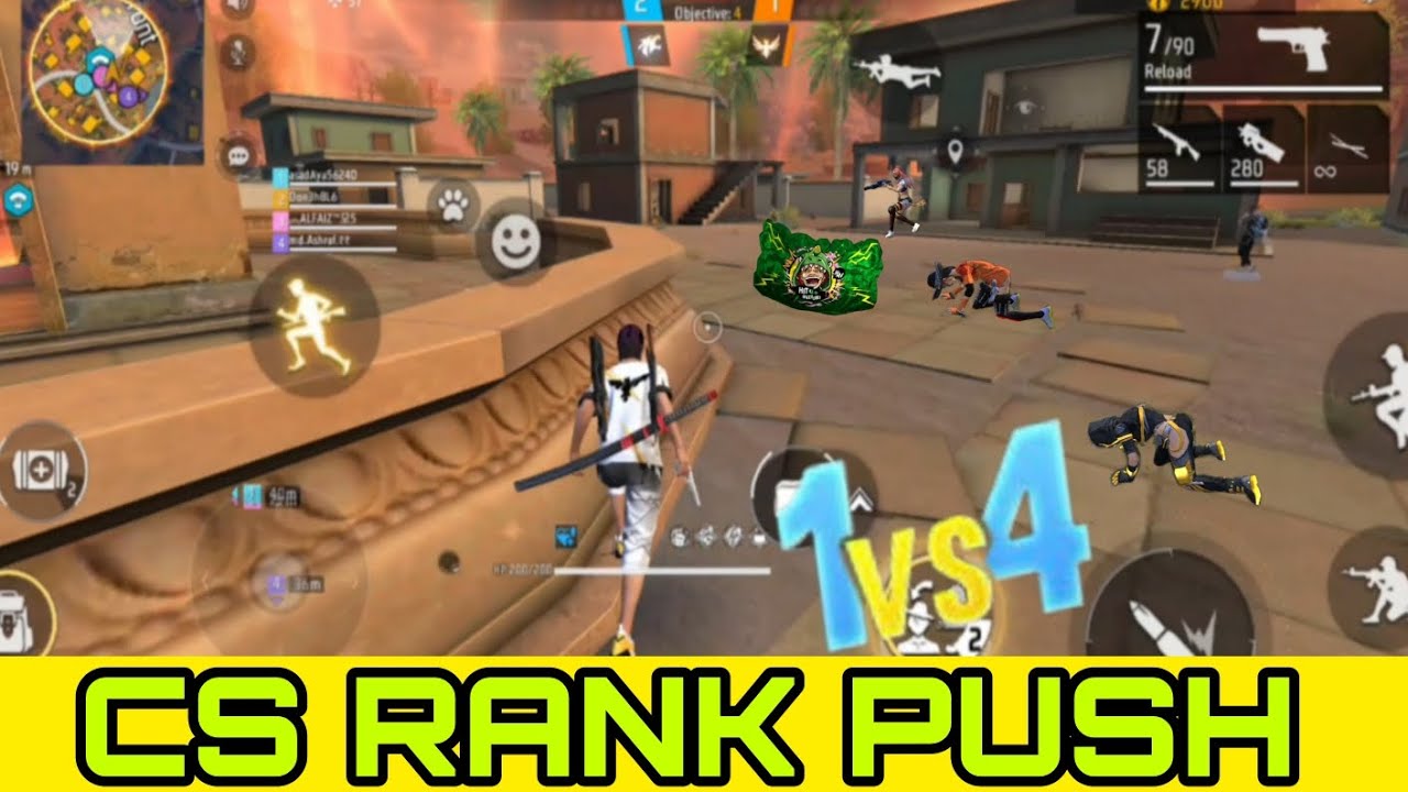 THEY CALLED ME HACKER 1vs 4KILLS GAMEPLAY GARENA FREE FIRE MAX