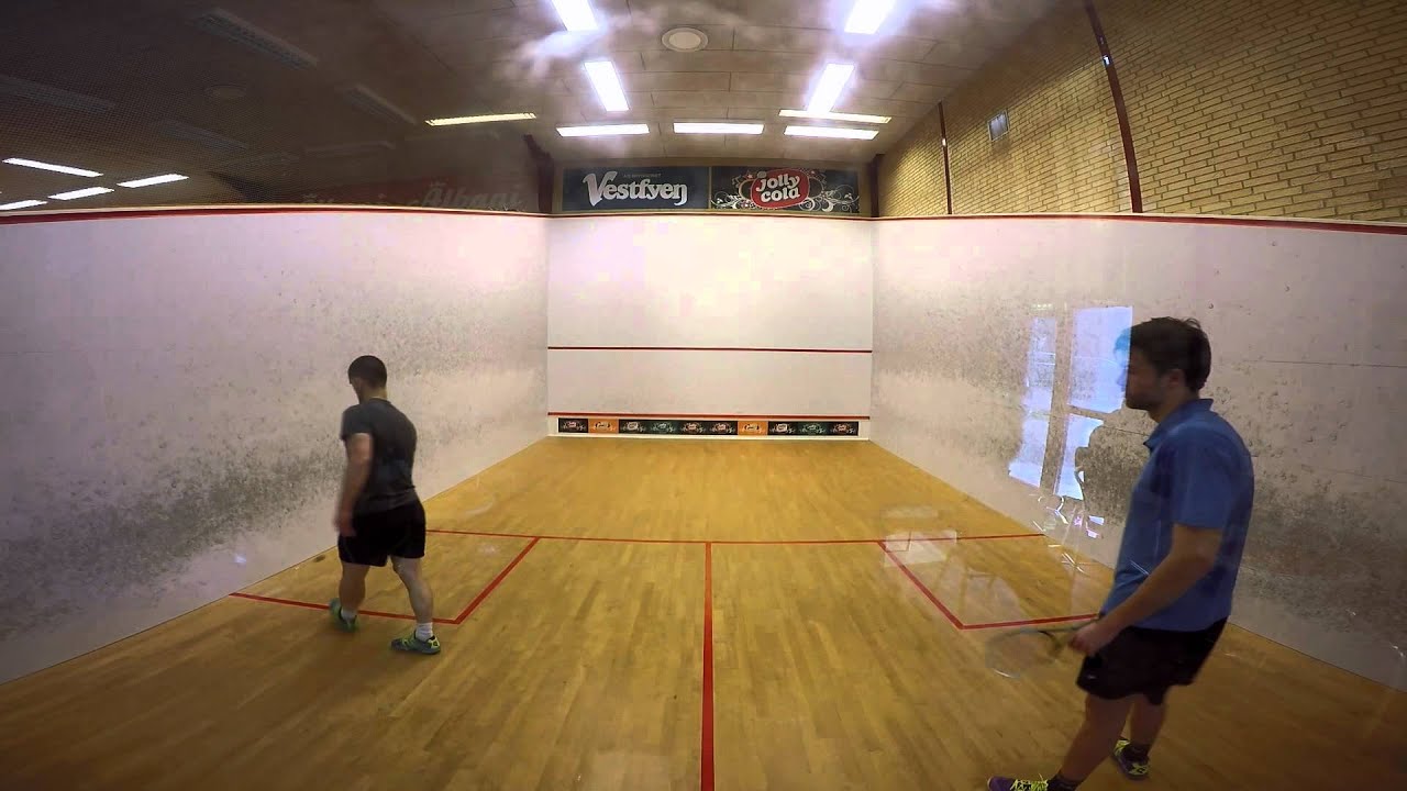 Christian Steffensen vs. Gus Hansen, holdkamp Birkerød - City Squash, 22. marts 2015