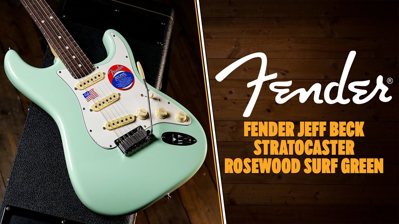 Fender Jeff Beck Stratocaster - Rosewood - Surf Green