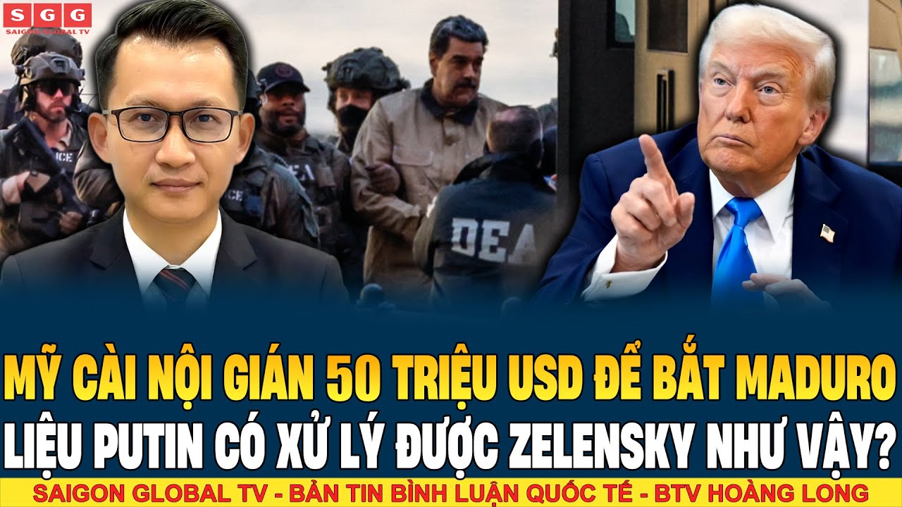 4 L&yacute; Do Putin Kh&ocirc;ng Thể Xử Zelensky Như Mỹ Bắt Maduro V&agrave; C&acirc;u Chuyện Tiếp Quản Venezuela?