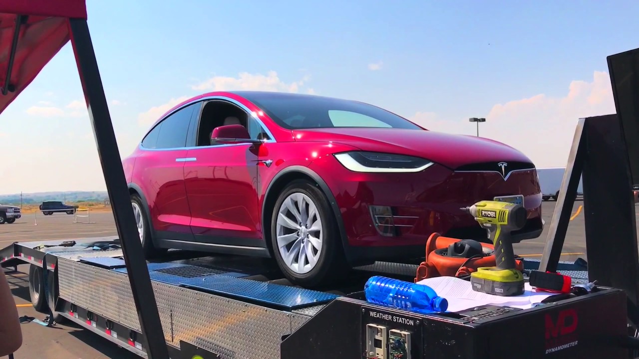 Tesla Model X 90D Dyno