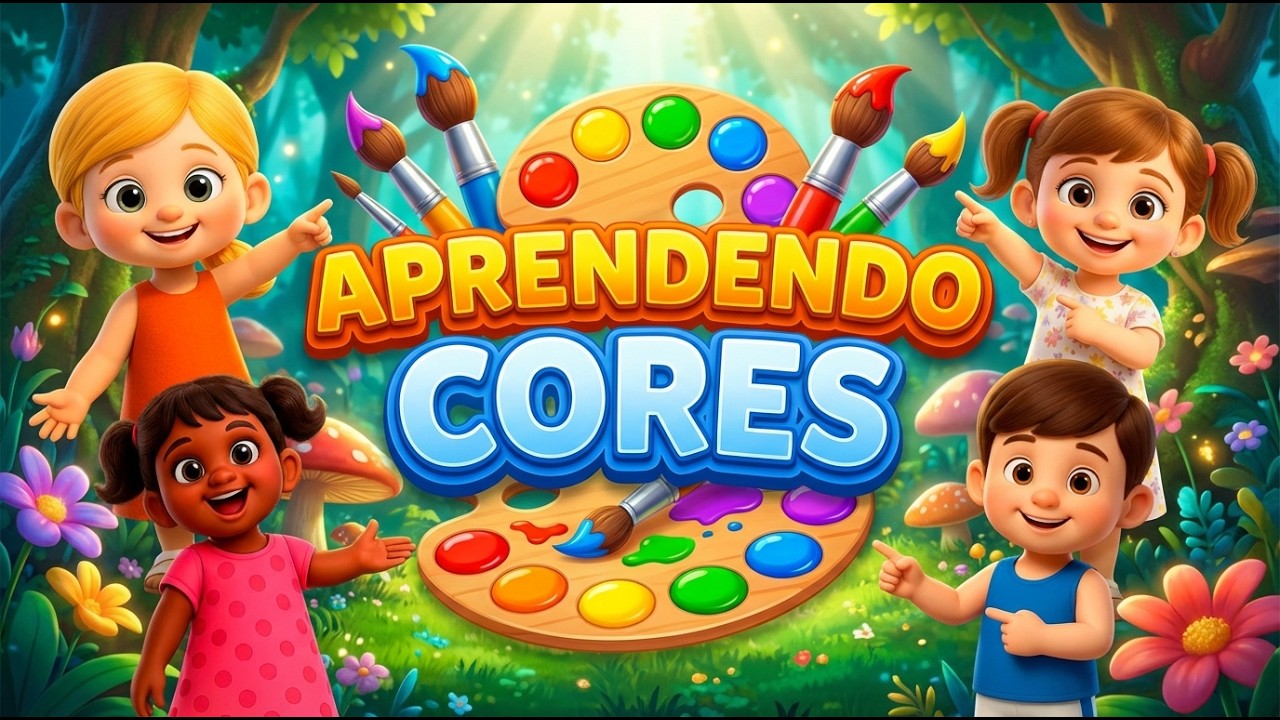 Aprendendo as Cores | Criancinhas Da Fé | Ensinando as Cores e a Palavra de Deus Para as Crianças