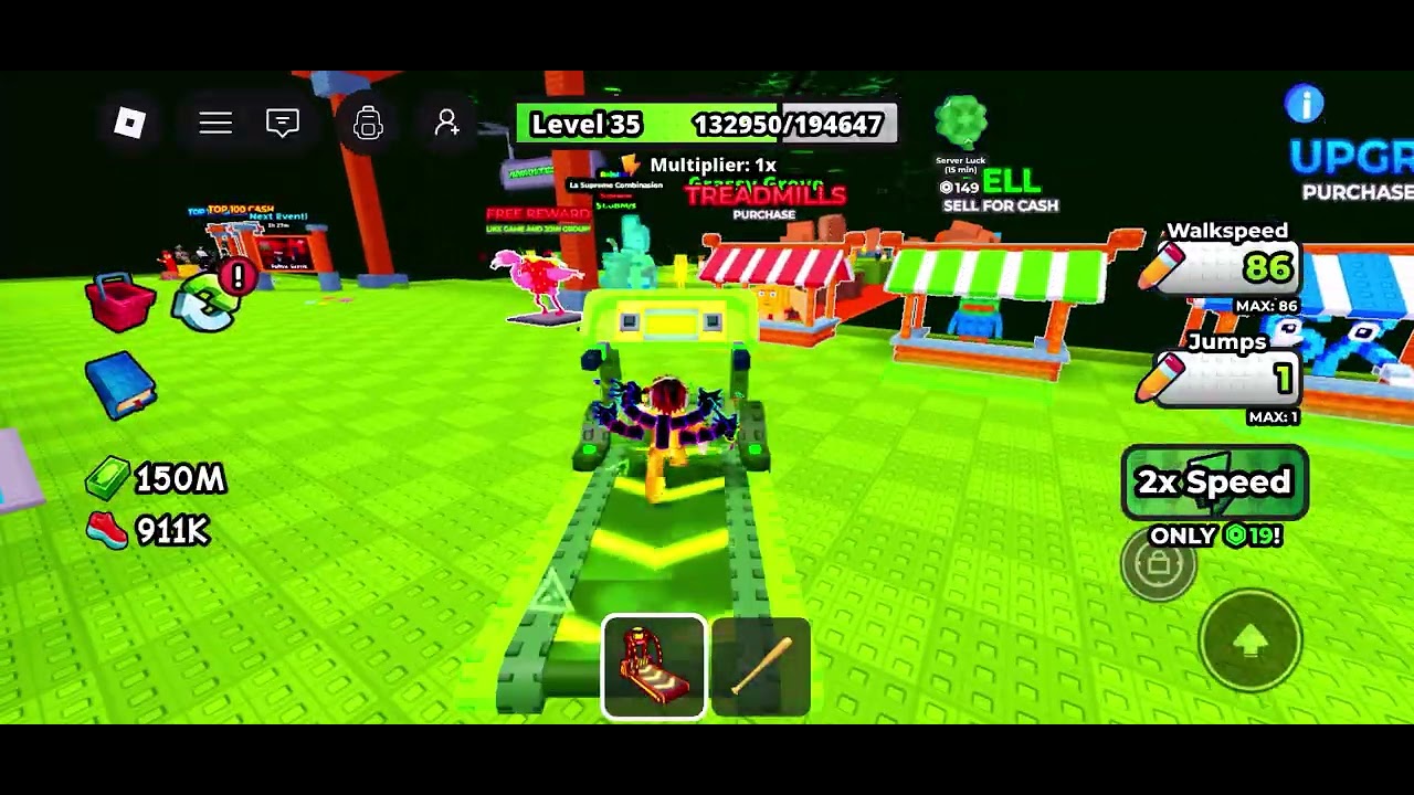 Roblox plus one speed second 