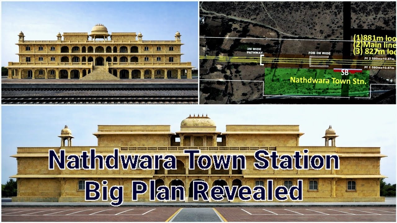 Nathdwara Town Railway Line Update | New Station Design, Satellite Progress & Big Planning