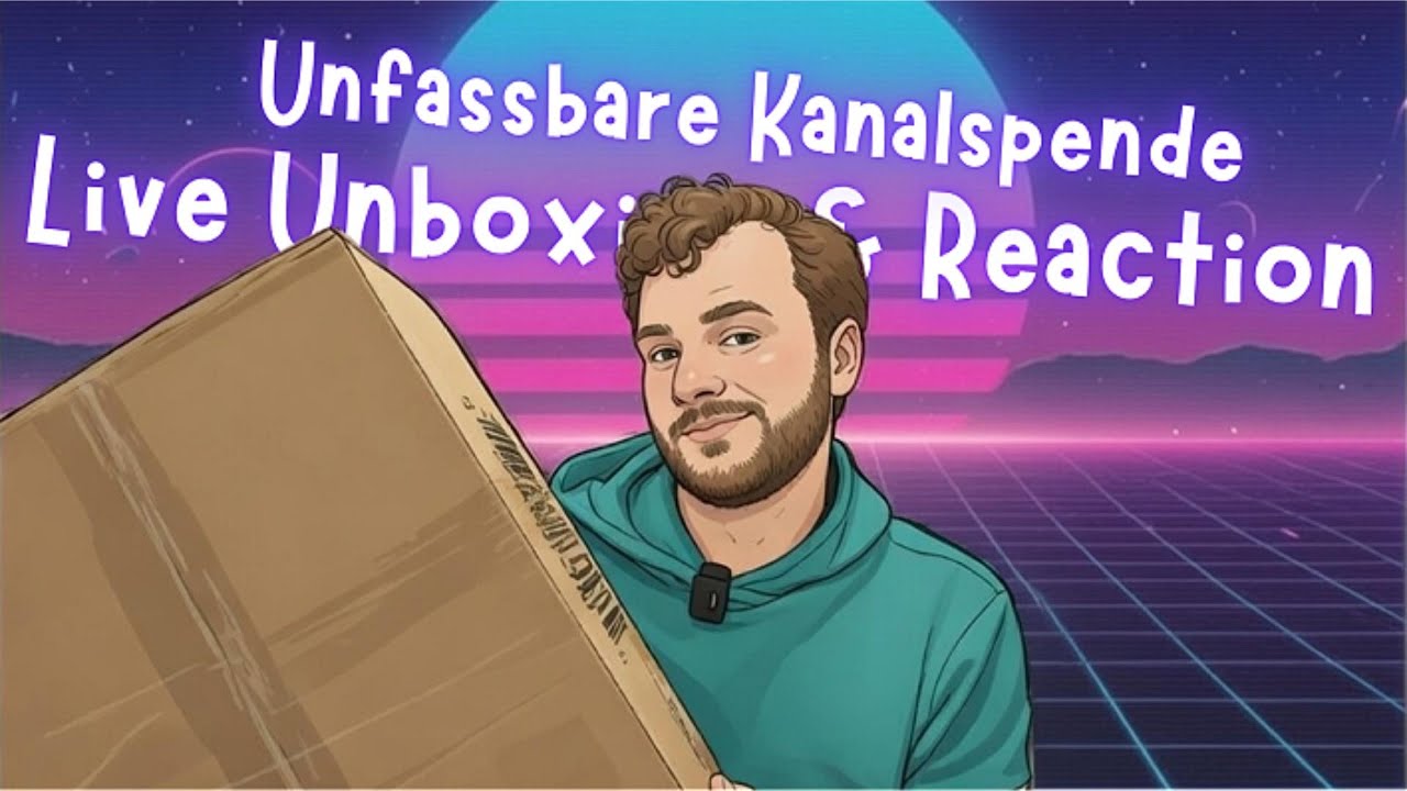 UNFASSBARE Kanalspende | Unboxing Mysterypaket - Ein schönes Geschenk ! Live Reaction