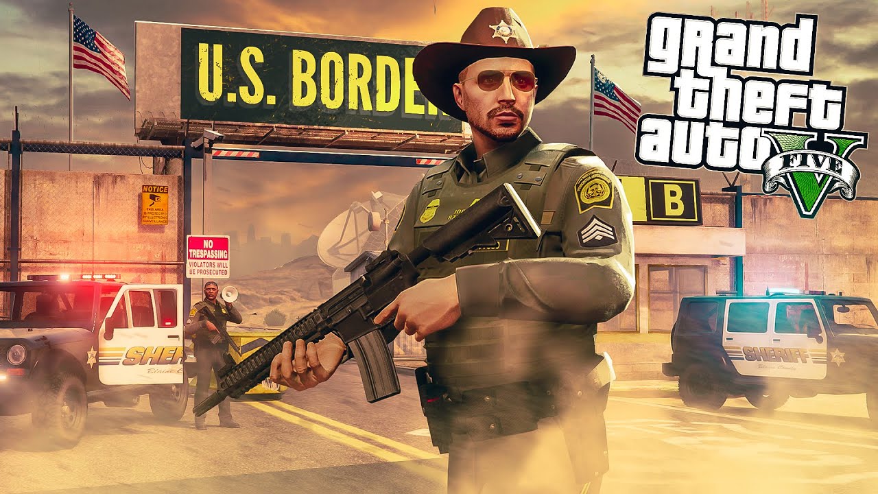 I Became BORDER PATROL COP in GTA 5 RP!