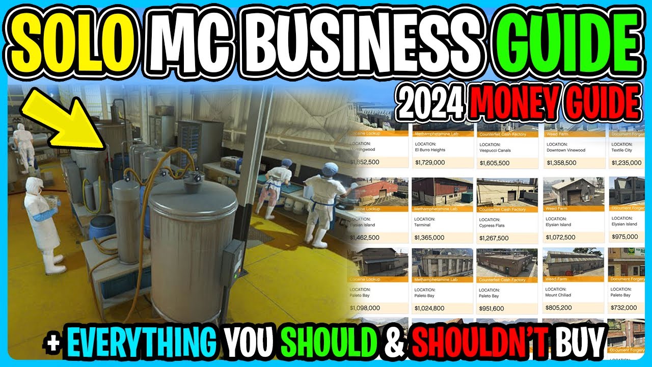 Руководство по бизнесу SOLO MC! - Руководство по финансам GTA Online MC BUSINESS