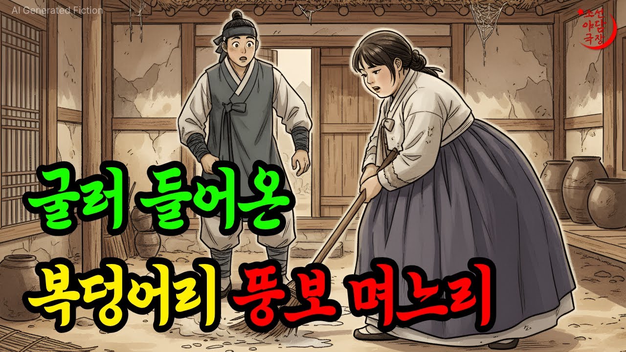 장터에서 주워온 뚱녀 며느리, 3년 후 형수들이 오줌 지리며 빈 이유 [AI 드라마] | 야담 전설 설화 야사 민담 옛날이야기