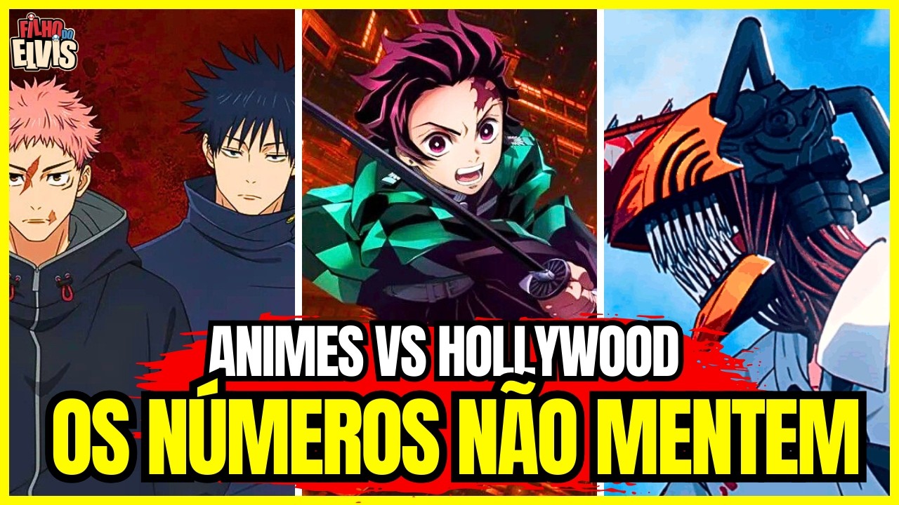 Os animes estão HUMILHANDO Hollywood | Demon Slayer, Chainsaw Man e o fracasso do cinema ocidental