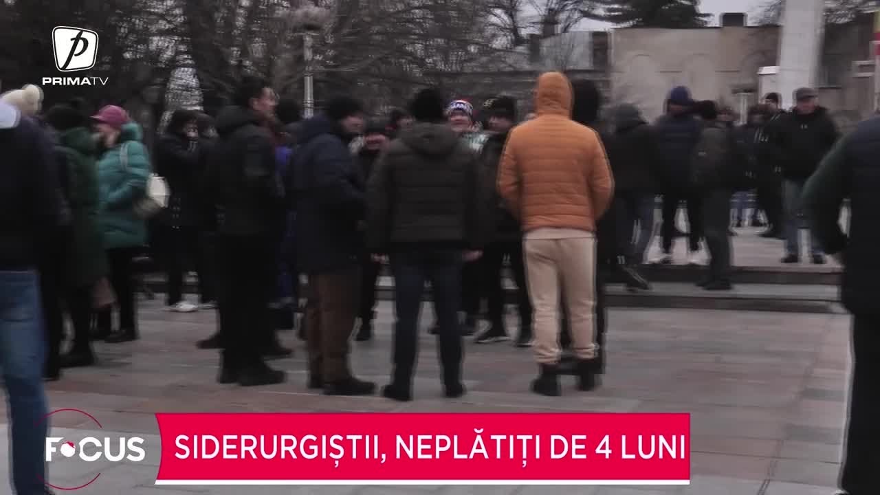 Protest la combinatul din Galați. Siderurgiștii, neplătiți de 4 luni