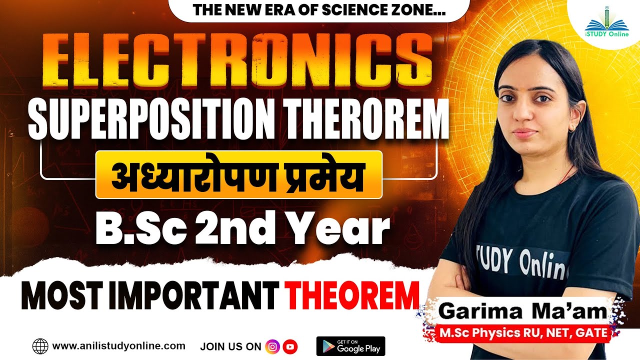 Superposition Theorem | Electronics | B.Sc 2nd year | iSTUDY Online