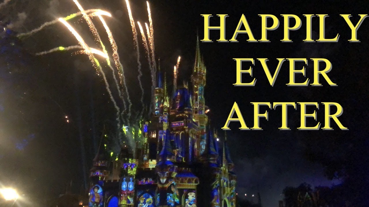 HAPPILY EVER AFTER Magic Kingdom Fireworks Full Show | Walt Disney World