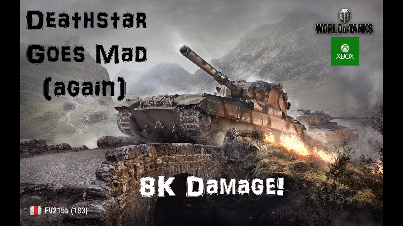 Deathstar Goes Mad (again) - 8K Damage - World of Tanks Console ( Xbox / PS4 )