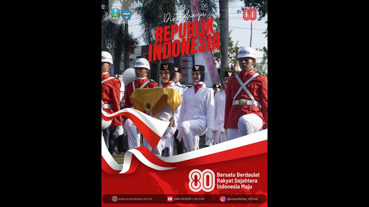 UPACARA PENGIBARAN BENDERA MERAH PUTIH DALAM RANGKA HUT RI KE-80 | Minggu, 17 Agustus 2025