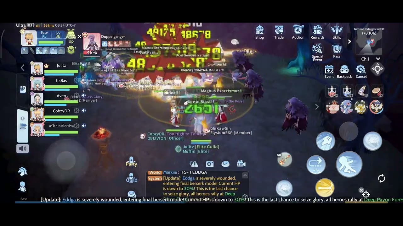 RAGNAROK ORIGIN CLASSIC CBT: MVP DAMAGE TEST FOR SNIPER FALCON BEAT BUILD!! ENJOY!! 😊