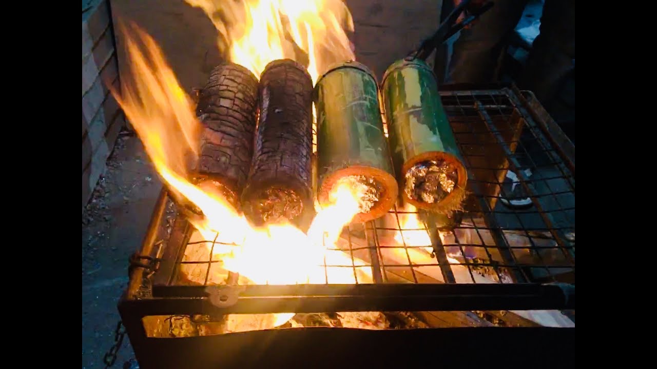 Bamboo Chicken in Hyderabad | Amazing Indian Street Food | Healthy Chicken