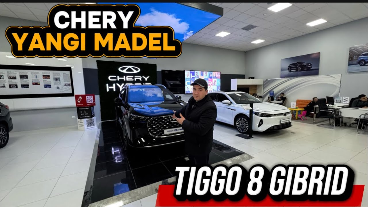 CHERY YANGI MADELI TIGGO 8 GIBRID