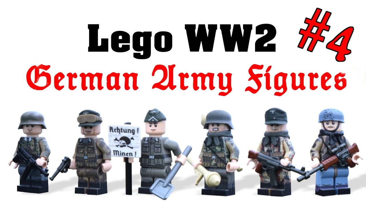 Lego WW2 German Army Figures #4 | molegode