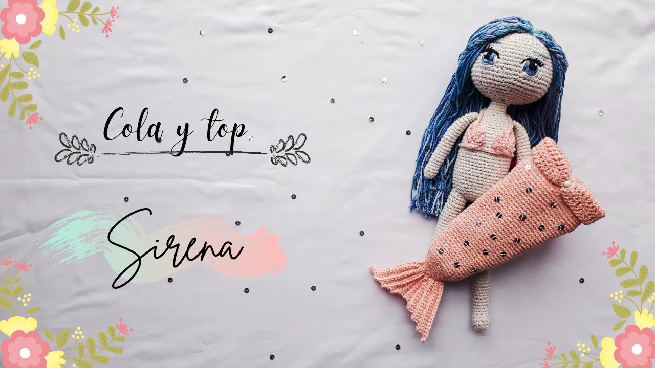 Cola de SIRENA amigurumi