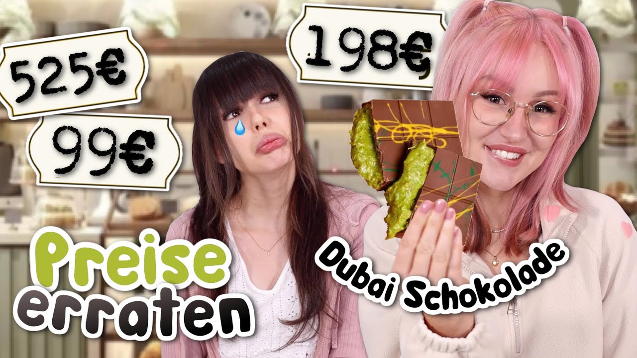 Wer den Preis errät, bekommt die Dubai Schokolade 💰