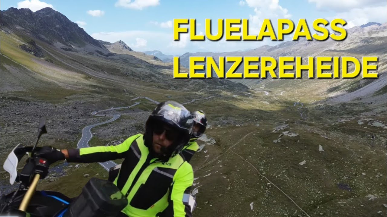 SVIZZERA FLUELAPASS, LENZEREHEIDE IN MOTO HONDA