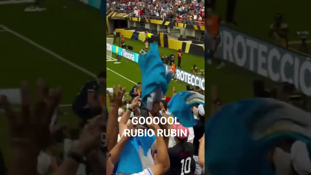 GOL DE RUBIO RUBIN. GUATEMALA  VS CANAD&Aacute;  COPA ORO 2025