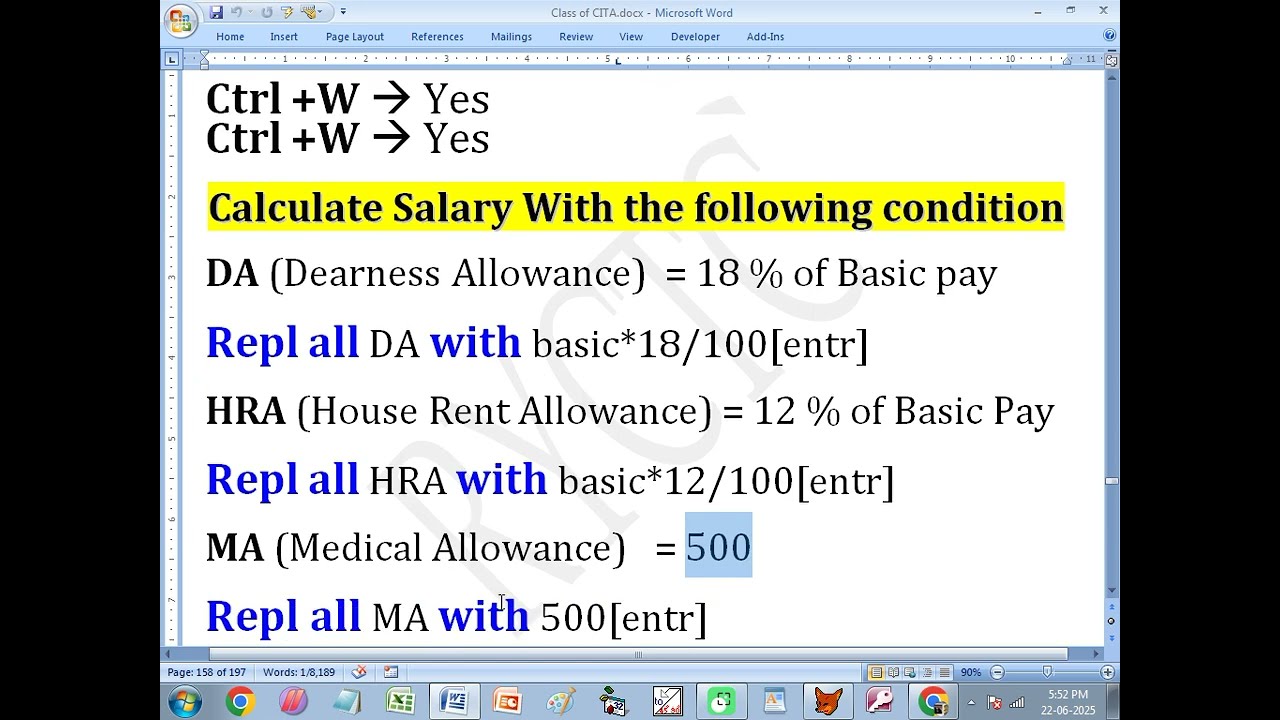 Visual FoxPro Salary Table & Calculation | DA, HRA, PF, PTax Explained | Bengali Tutorial | RYCTC