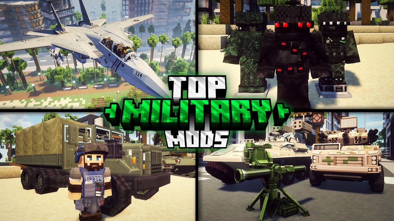 Топ-10 военных модов для Minecraft (Forge/Fabric)