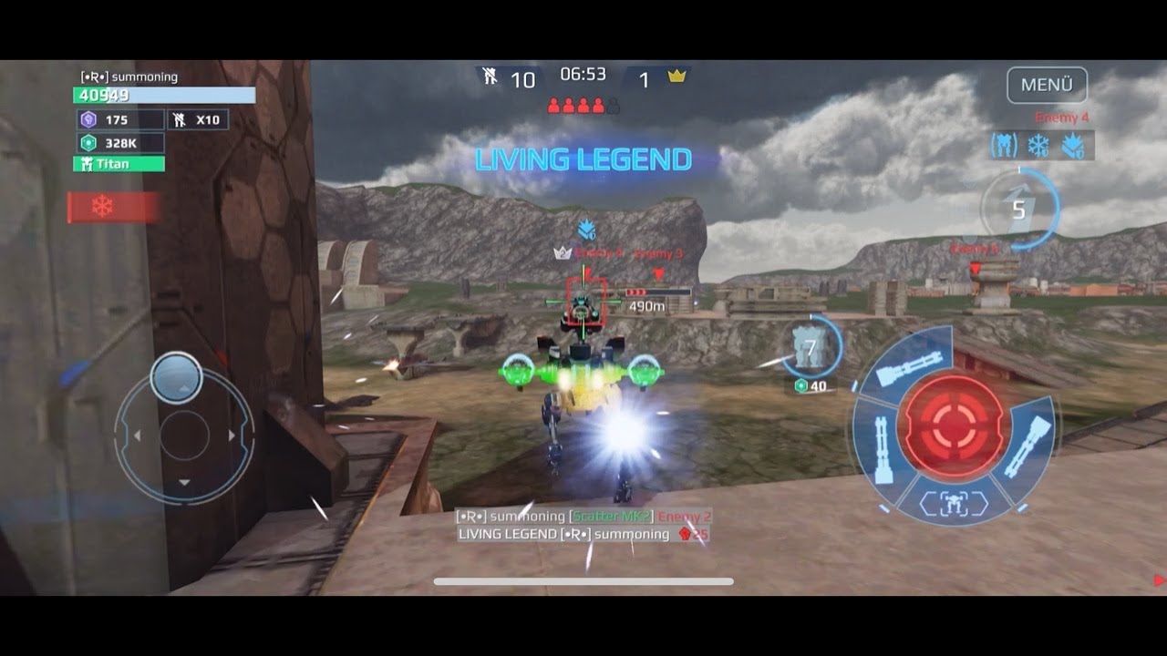 Make them fear the Strider / War Robots Gameplay