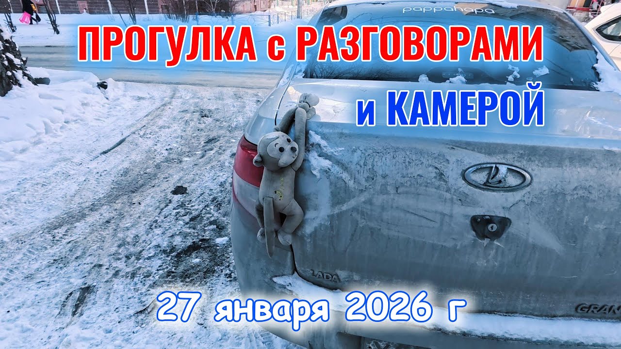 Прогулка с разговорами на камеру 27 января 2026 г