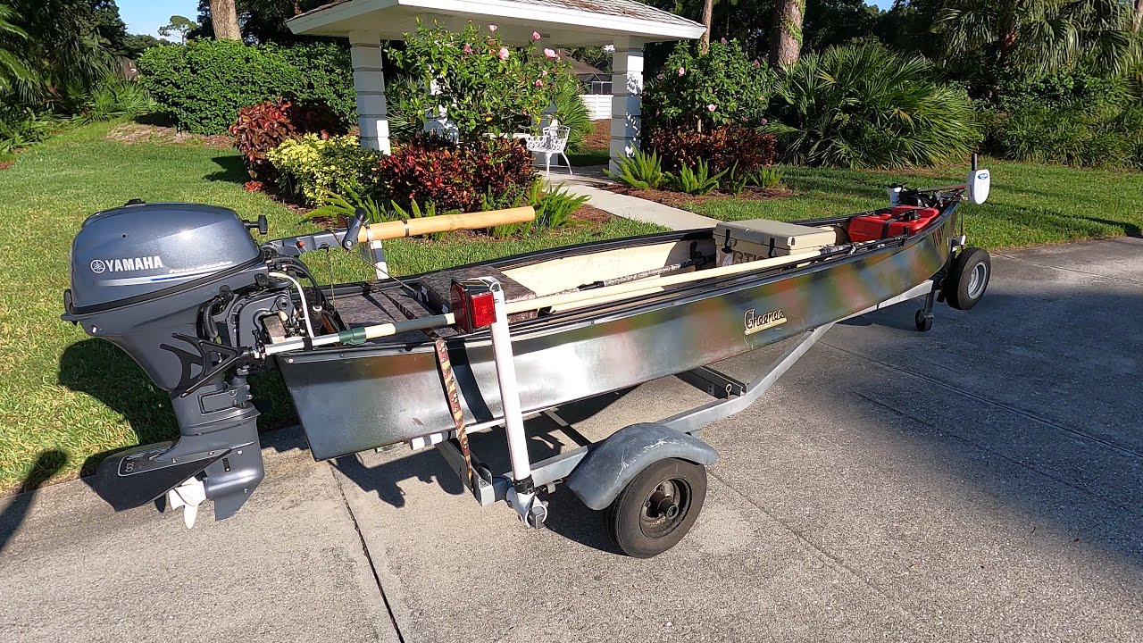 13ft Gheenoe with #yamaha F9.9 Backcountry Setup for #evergladesnationalpark, FL