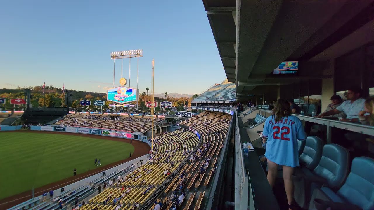 Suite tour at Dodger Stadium (9/23/2022)