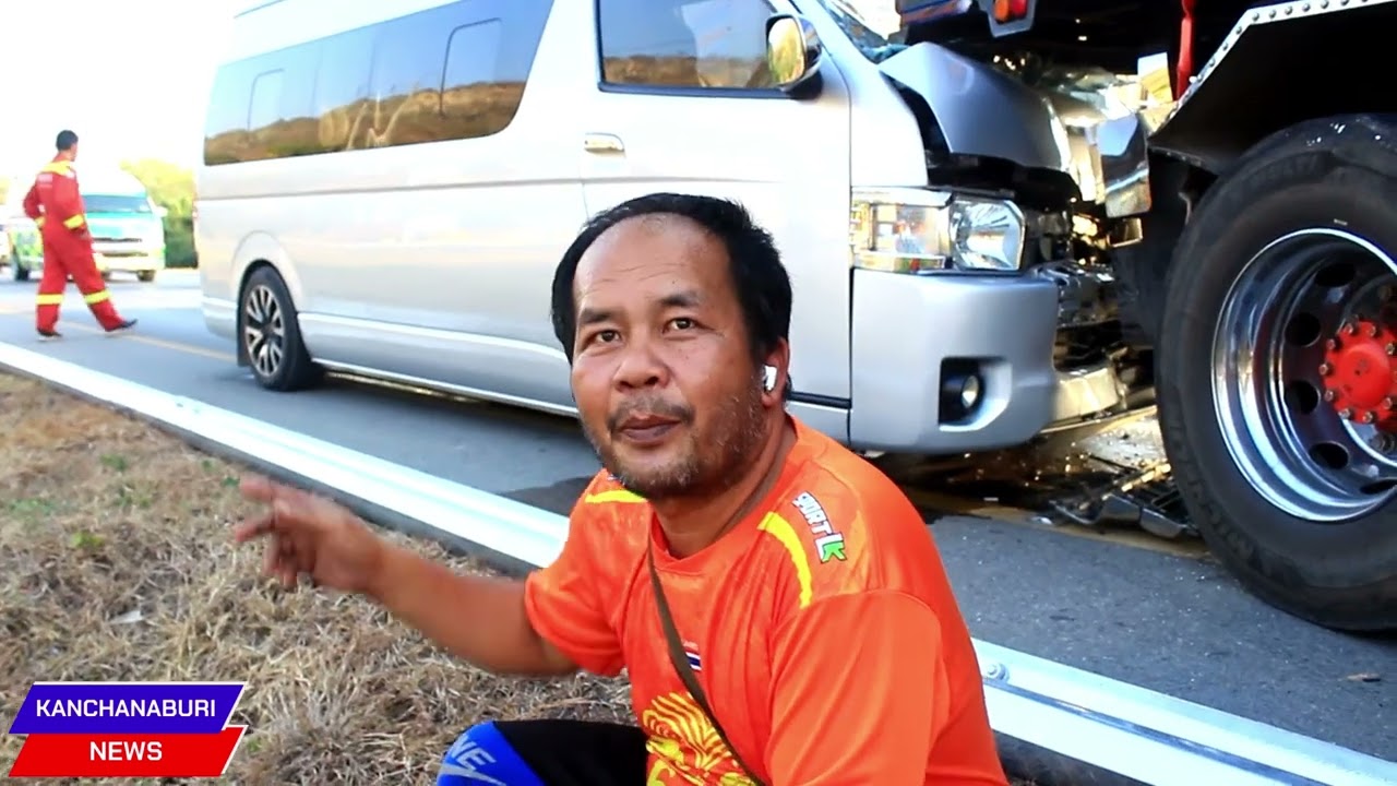 เหตุระทึกตู้อัดท้ายรถพ่วงแค่เจ็บบารมีหลวงปู่ทวดช่วย