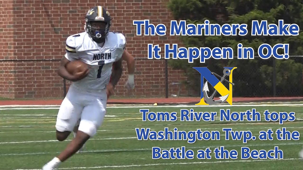 Toms River North 28 Washington Twp. 21 | Football | Battle at the Beach | Micah Ford 3 Total TDs
