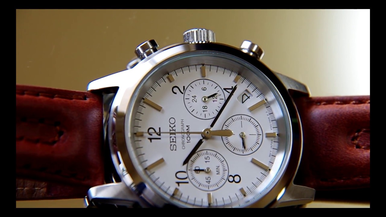 SEIKO SSB001　なんの飾り気もないクロノグラフ