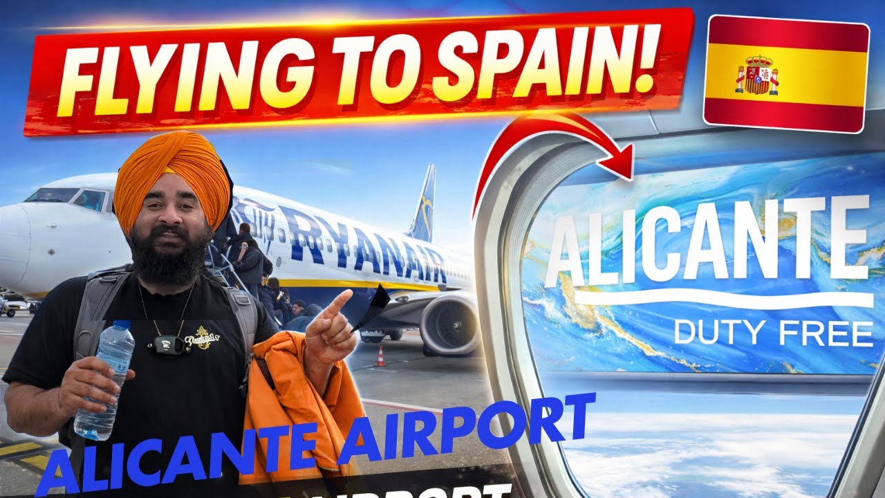 🌍 Flying to Spain in 2026 – Alicante Travel Vlog | #veg_wanderer 