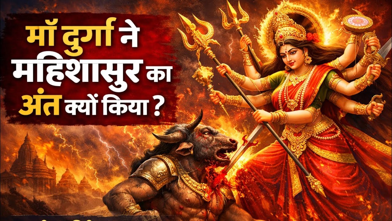 🔴 माँ दुर्गा ने महिषासुर का अंत क्यों किया? इसके पीछे का रहस्य |#motivational kahani 2026,#kathax 