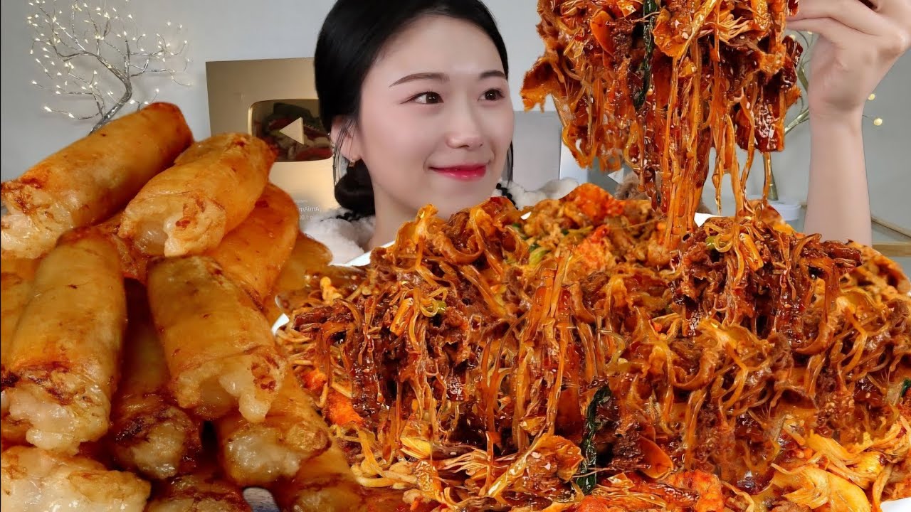 ASMR 마라샹궈는 역시 통대창이랑 조합이 끝내줘요😆👍🏻 마라샹궈 대창 리얼먹방 :) Malaxianguo , the beef tripe MUKBANG