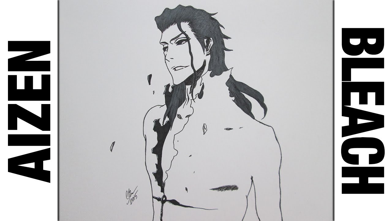 Speed Drawing Sousuke Aizen || Bleach