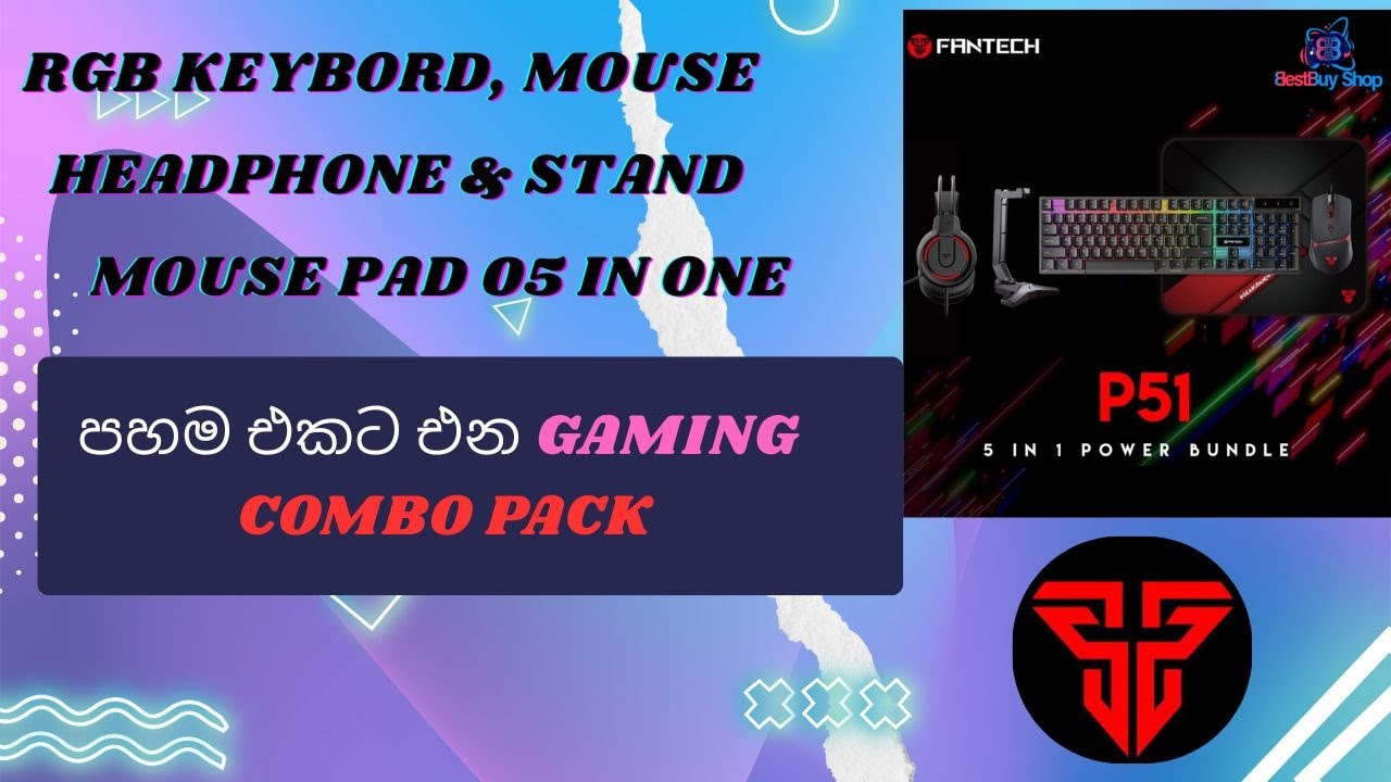 FANTECH P51 5 in 1 Combo Pack Sinhala 2025