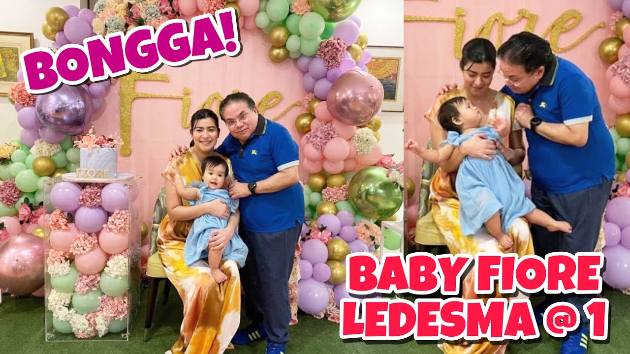 BONGGA! 1ST BIRTHDAY NG ANAK NI ASSUNTA AT JULES LEDESMA NA SI BABY FIORE 😱 WITH TITA ALESSANDRA!